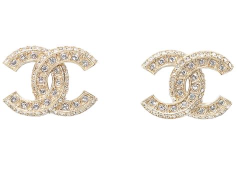 chanel a86504 y09569 z2800|Chanel Metal and Strass Earrings Resin Gold .